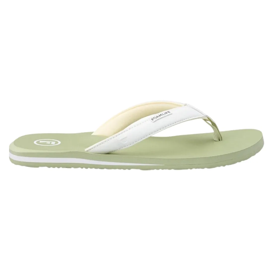 Foamlife Womens Lixi SC Flip Flop Sandals - Sage Green