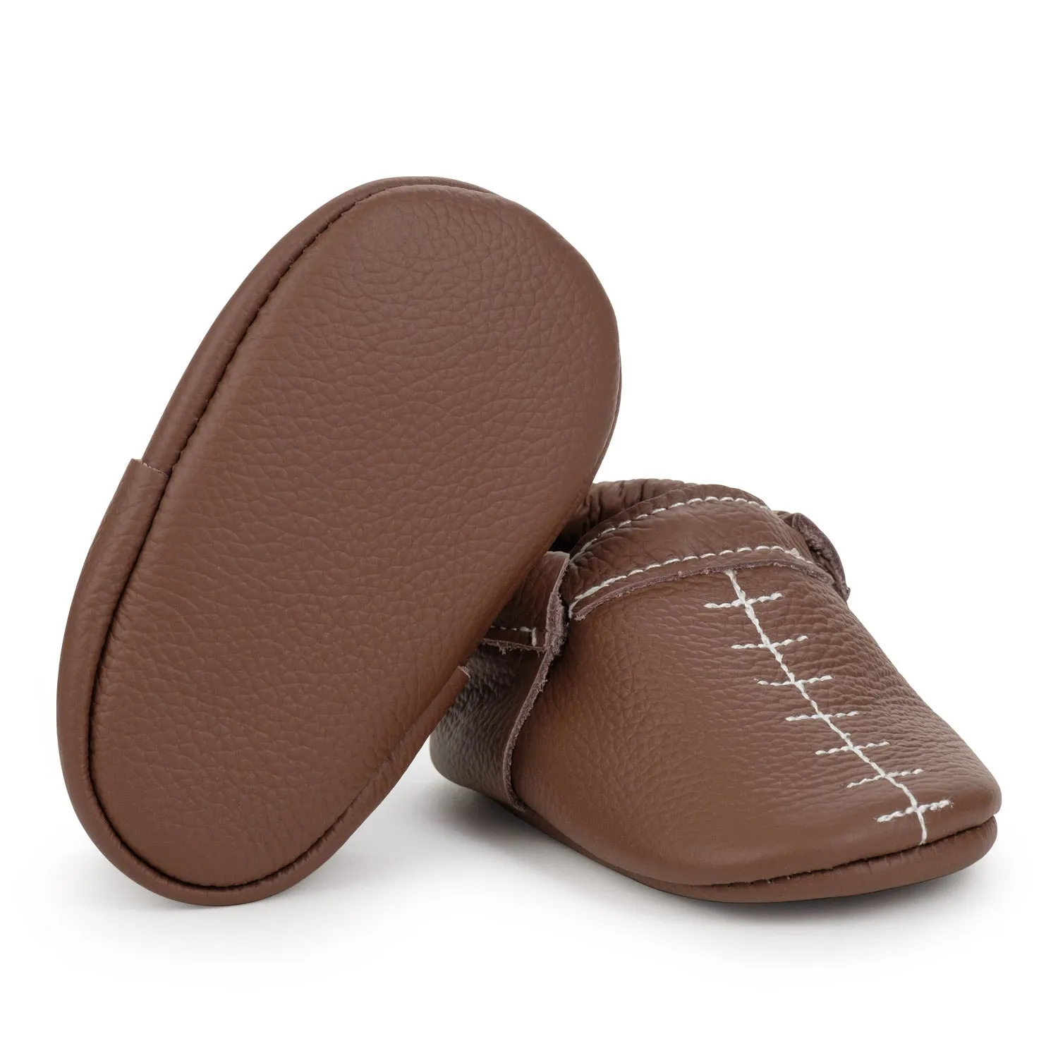 Football Baby Moccasins