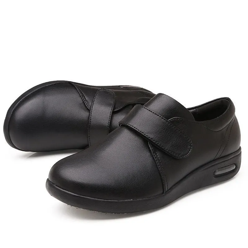 [For Swollen Feet] William - Genuine Leather Wide Width Walking Shoes