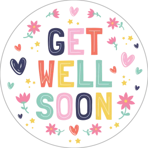 Get Well Soon Sticker