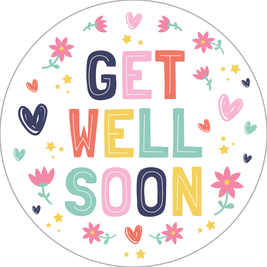 Get Well Soon Sticker