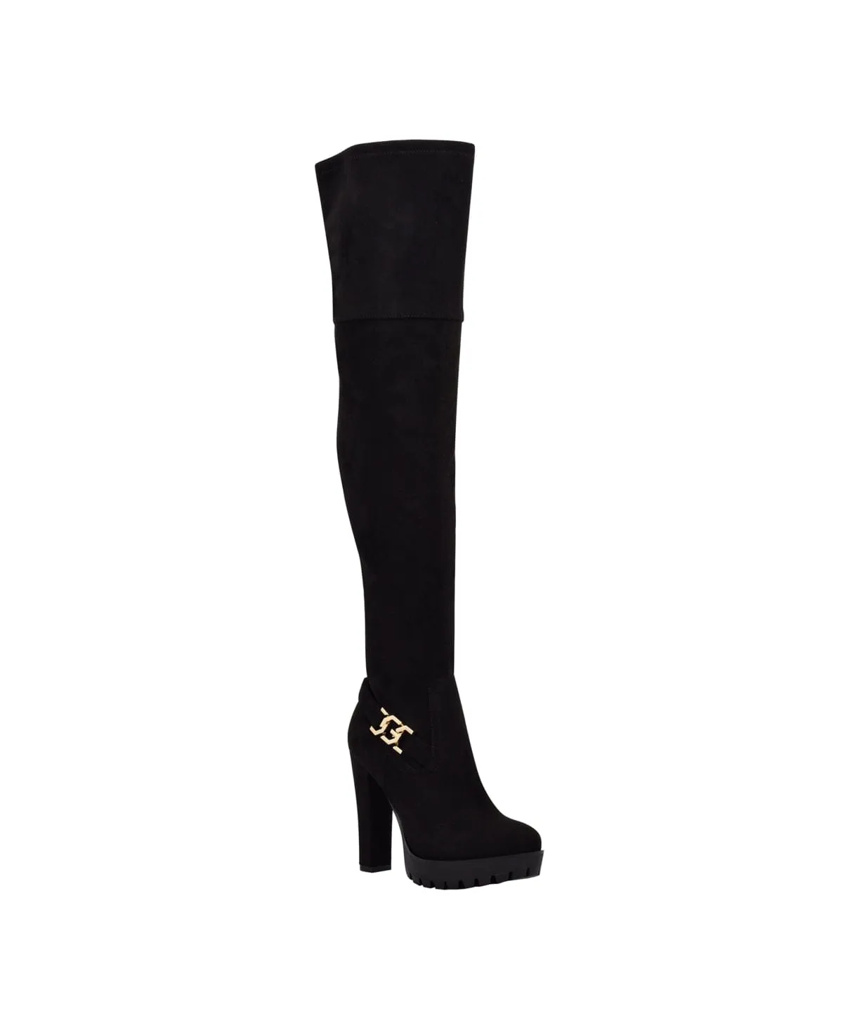 GUESS - Toe Block Heel Zip-up Heeled Boots