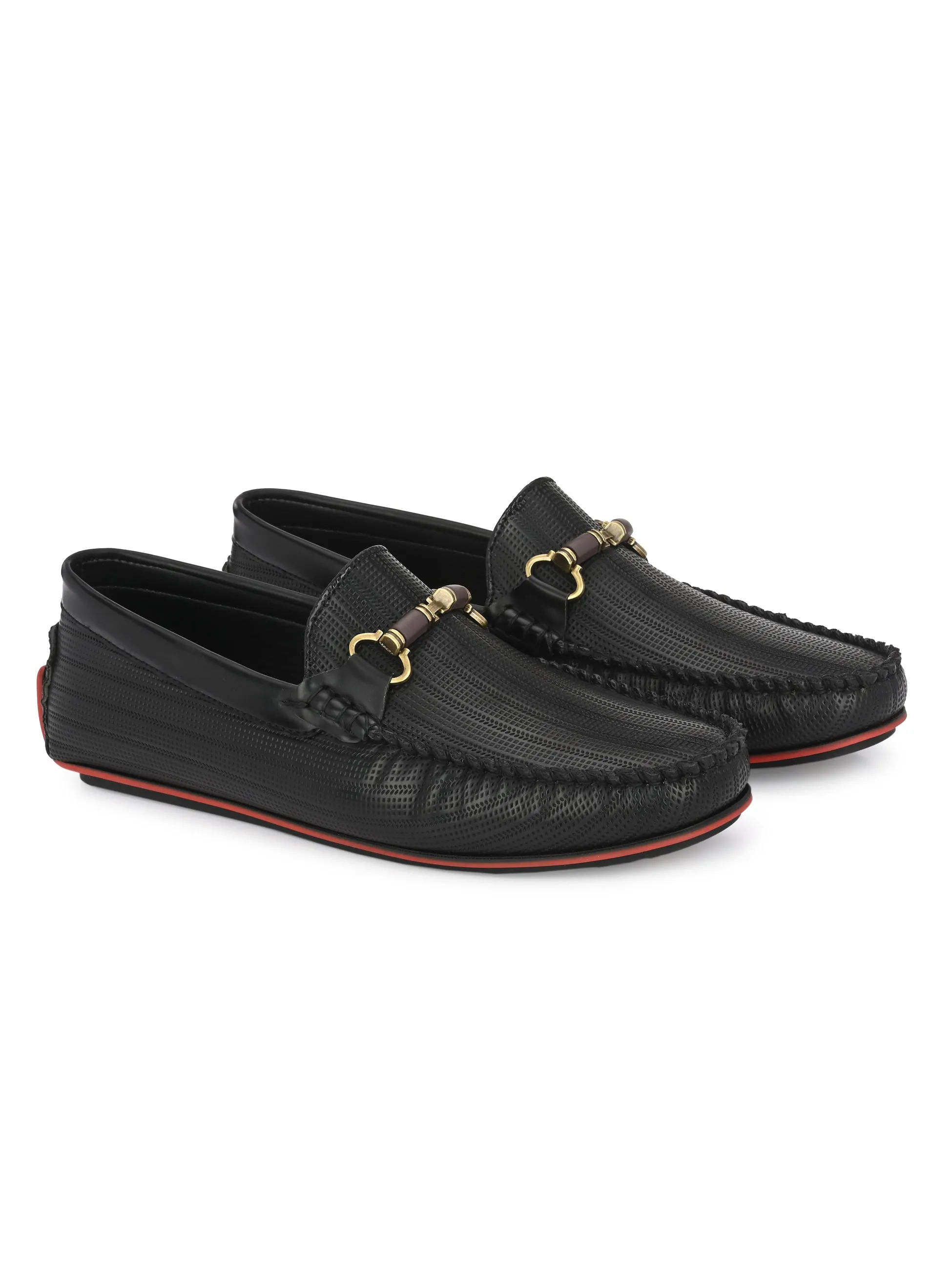 Hampton Black Driving Loafers