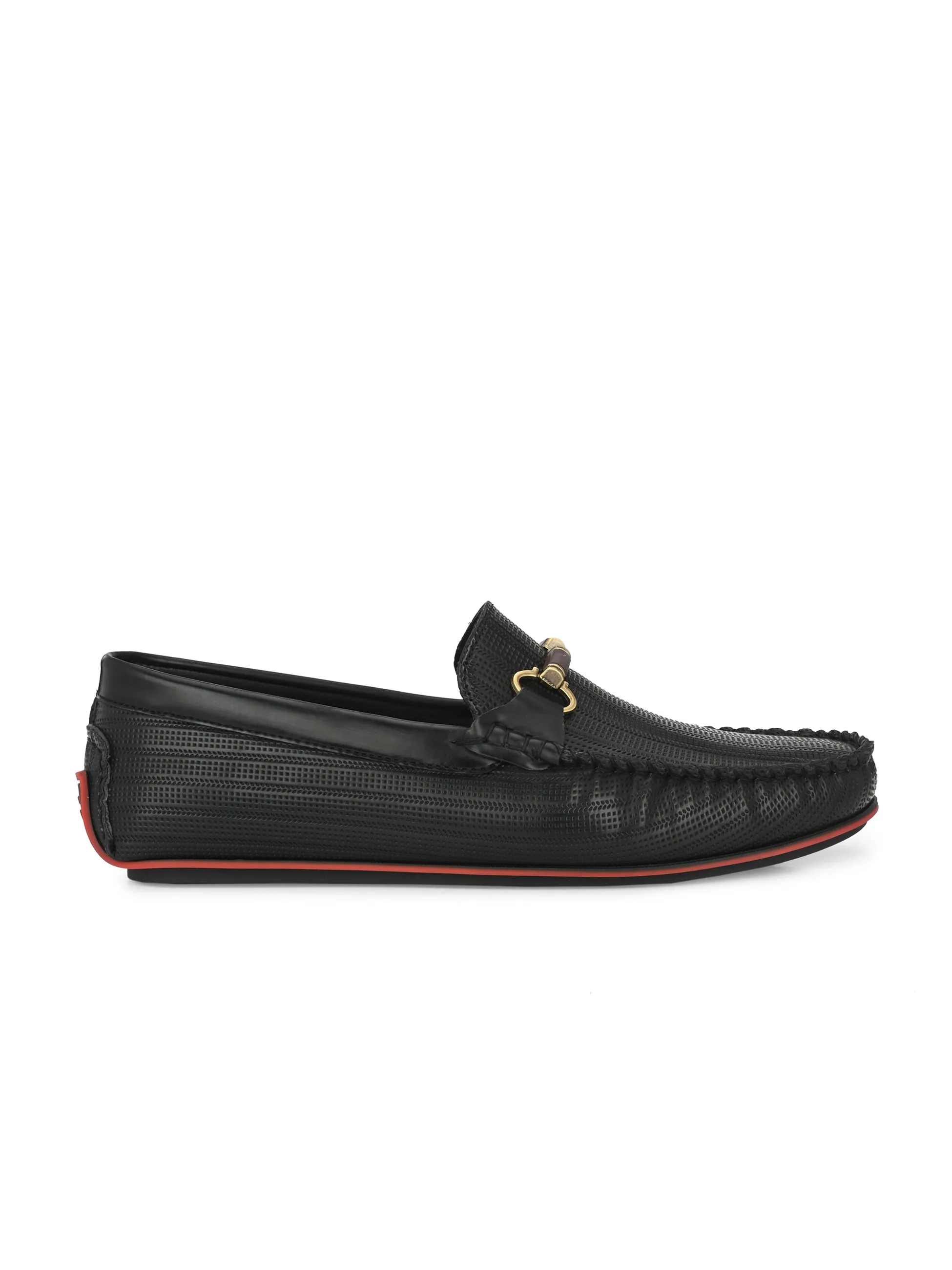 Hampton Black Driving Loafers