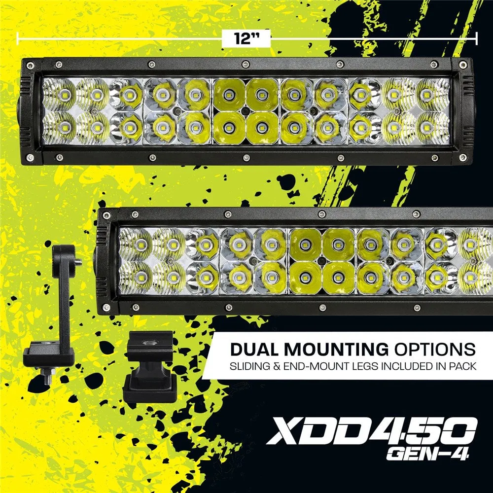 Hardkorr XD-Gen4 12" Dual Row Led Light Bar XDD450-G4