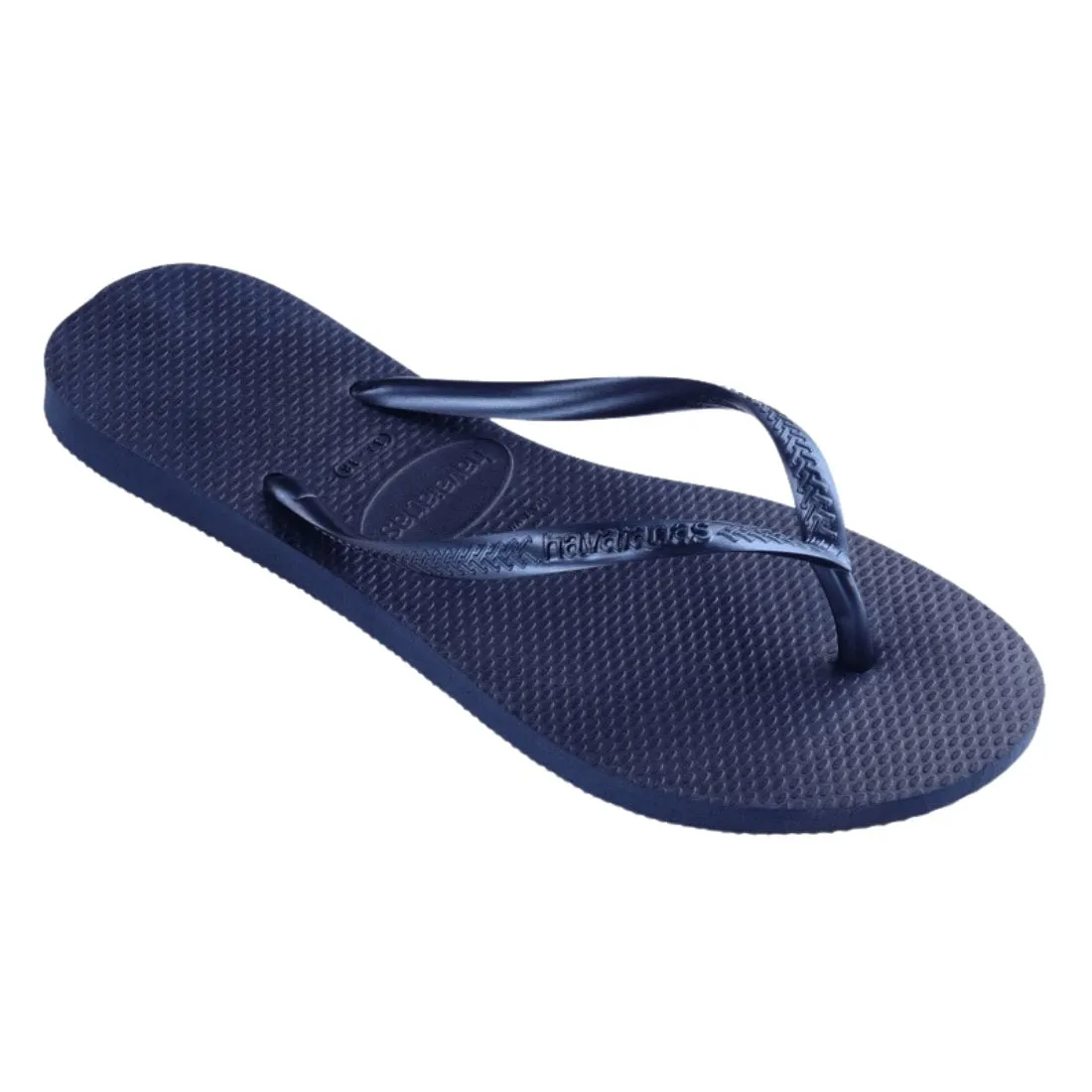 Havaianas Womens Slim Flip Flop Sandals - Navy Blue