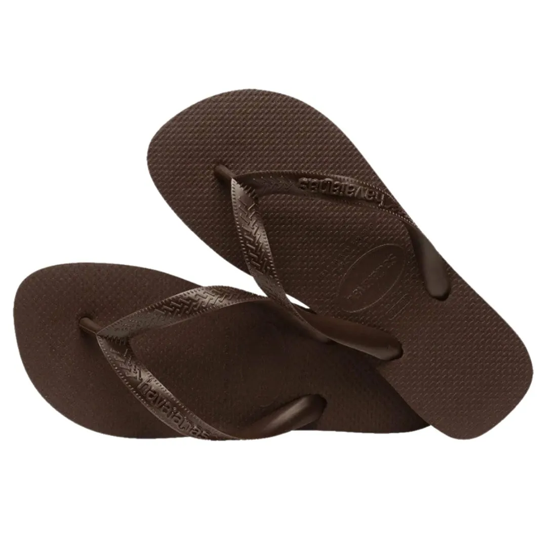 Havaianas Womens Top Senses Flip Flop Sandals - Dark Brown