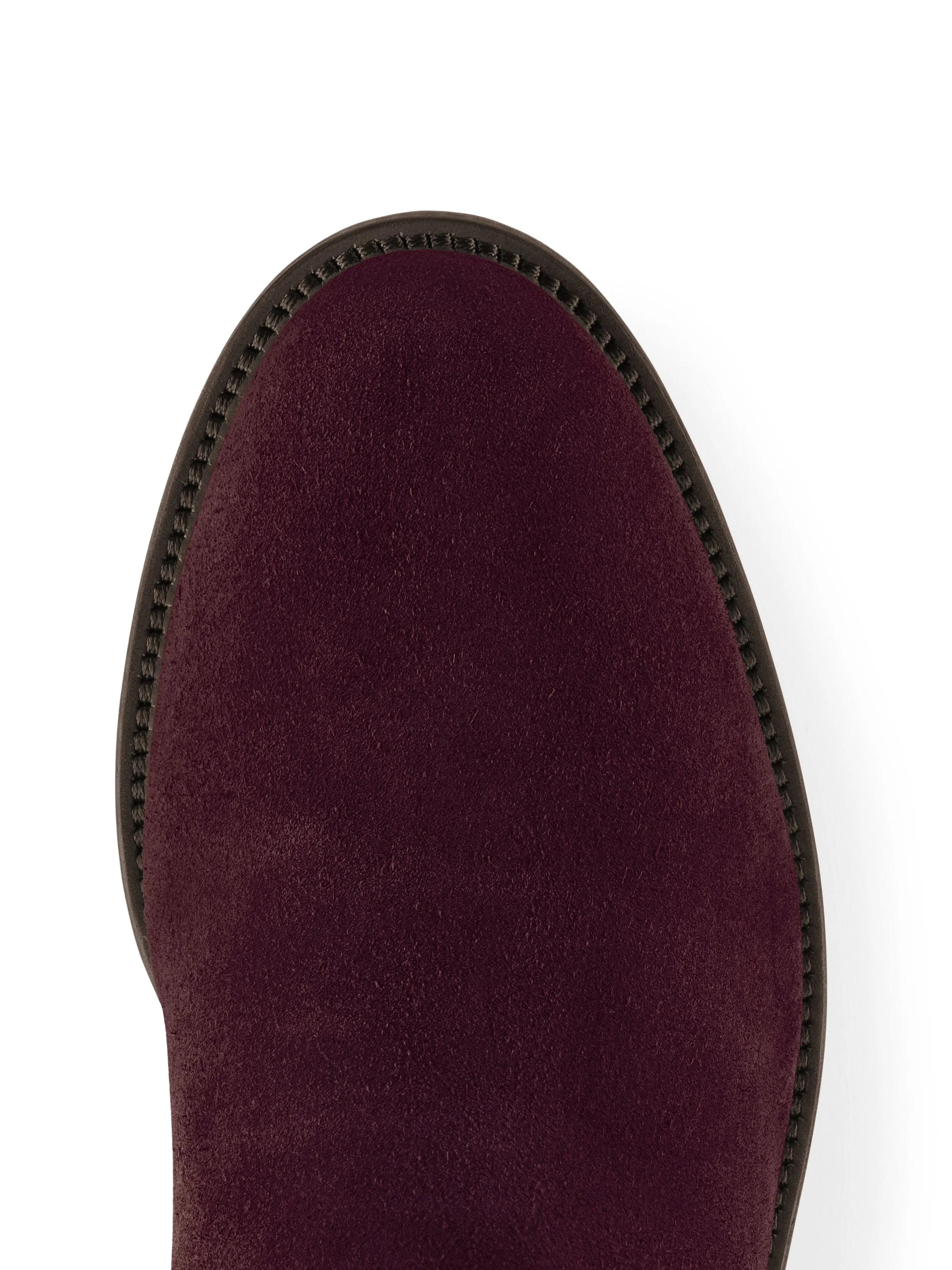 Heeled Regina (Narrow Fit) - Plum Suede