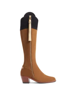 Heeled Regina (Regular Fit) - Tan & Navy (10 Year Anniversary)