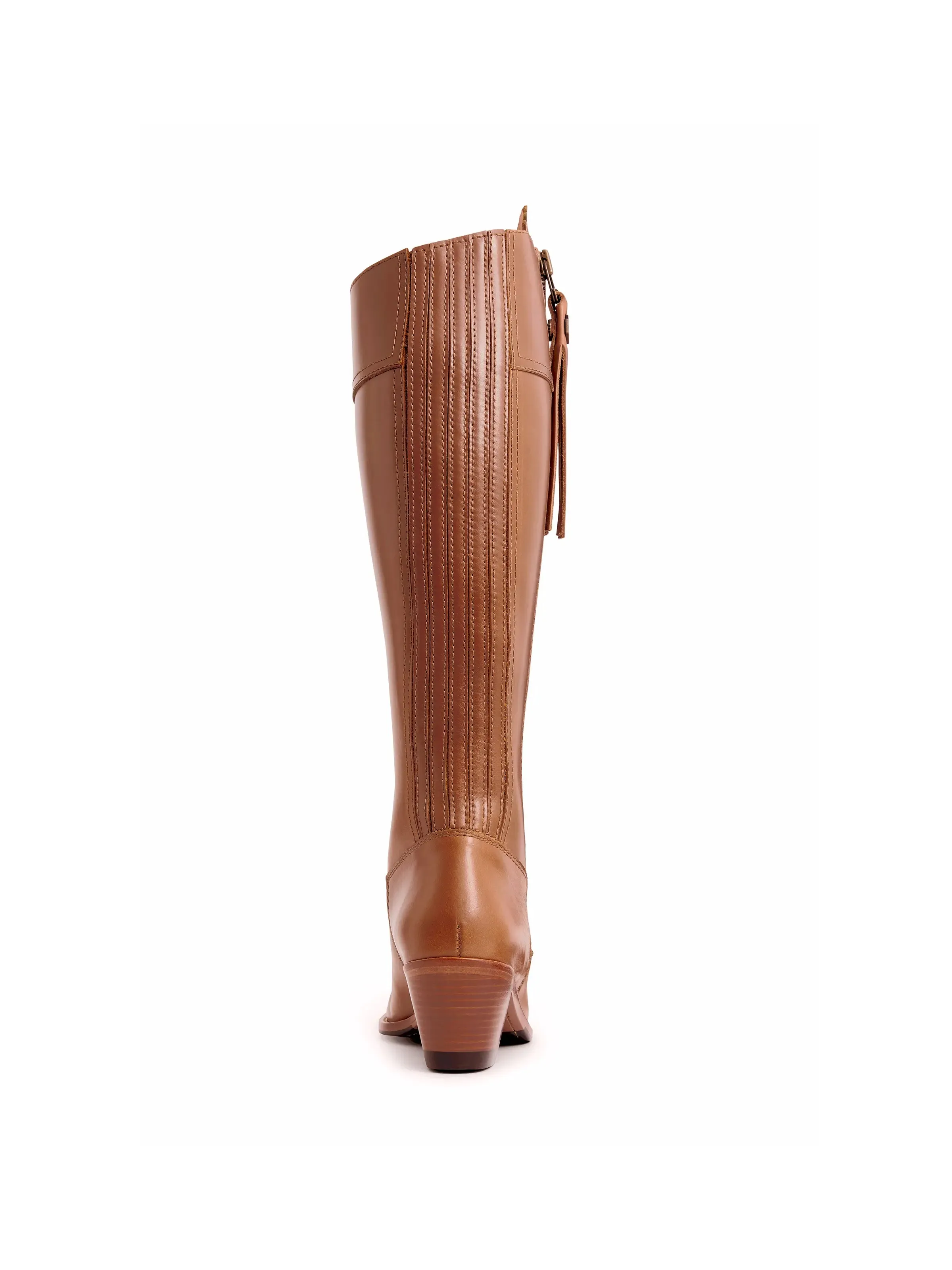 Heeled Regina (Sporting Fit) - Tan Leather