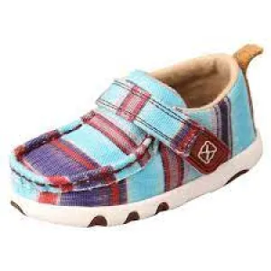 Hooey by Twisted X Baby & Toddler Blue Serape Driving Moc