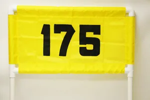 Horizontal Nylon Range Banner - Yellow