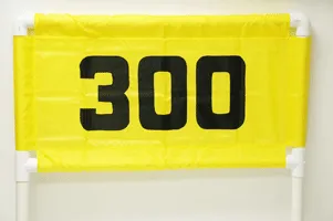 Horizontal Nylon Range Banner - Yellow