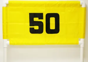 Horizontal Nylon Range Banner - Yellow