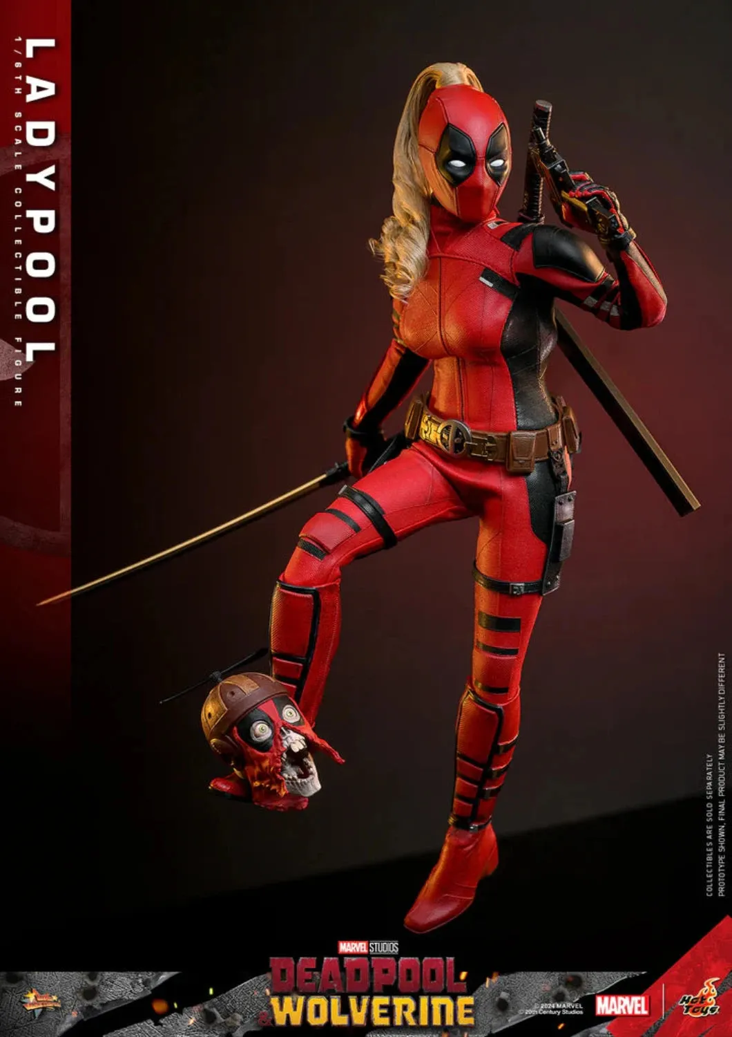 HOT TOYS MARVEL's DEADPOOL AND WOLVERINE - 1/6TH SCALE LADYPOOL COLLECTIBLE FIGURE - MMS747