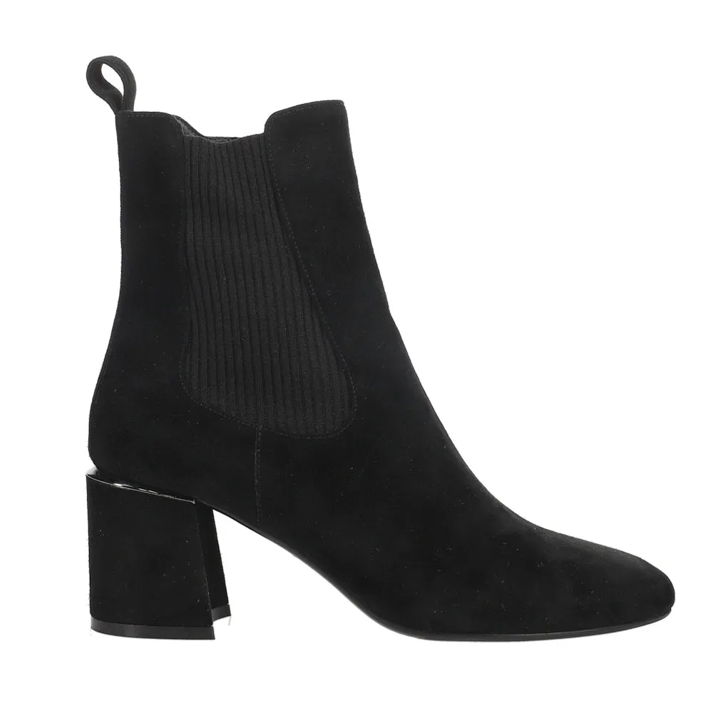 Ilias Heeled Zippered Square Toe Booties