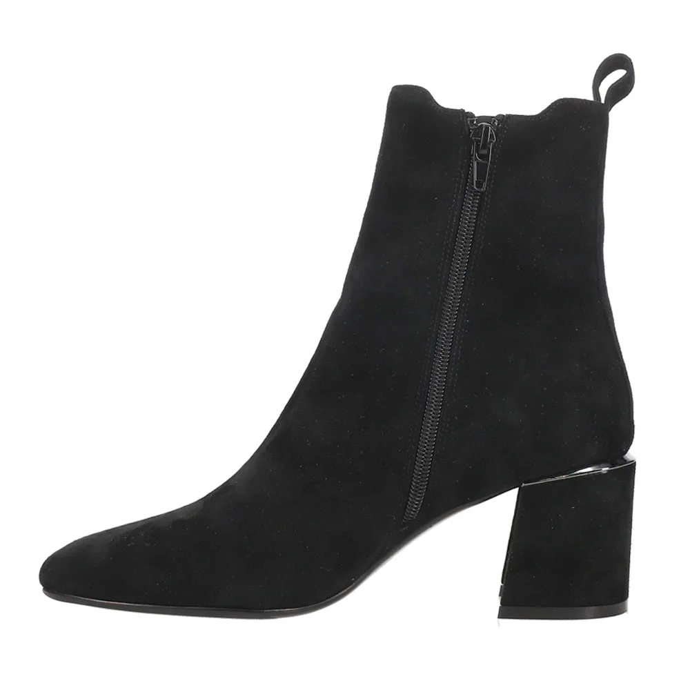 Ilias Heeled Zippered Square Toe Booties