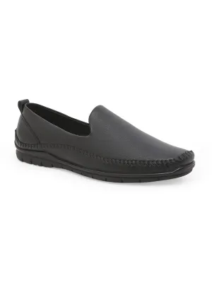 Jaripeo Aspen Premium Vegan Synthetic Casual Loafer for Mens (Black, 43)