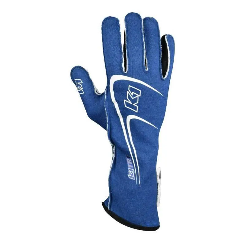 K1 RaceGear Track 1 Youth Gloves - Blue