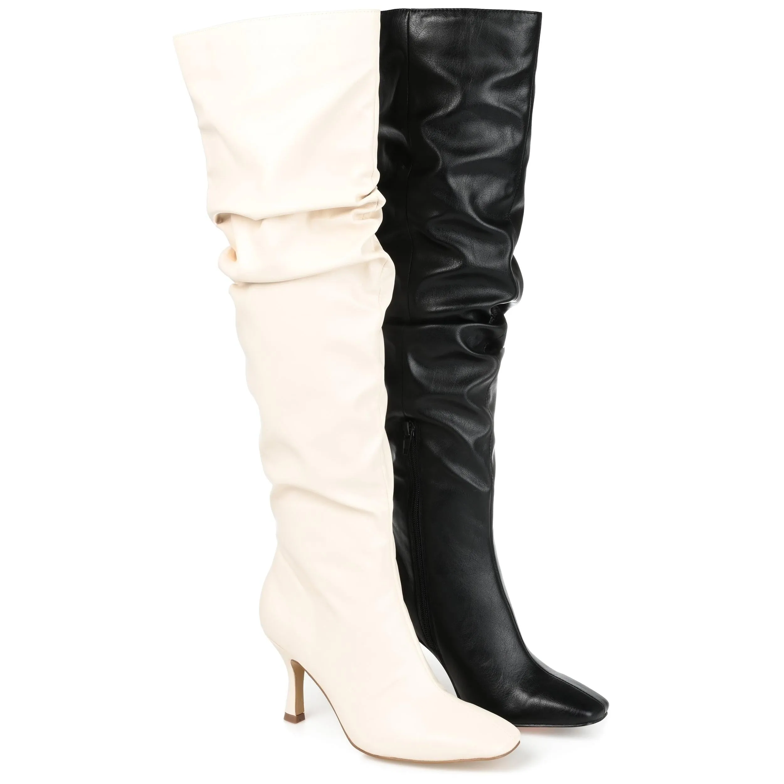 KINDY KNEE HIGH BOOTS IN X-WIDE CALF