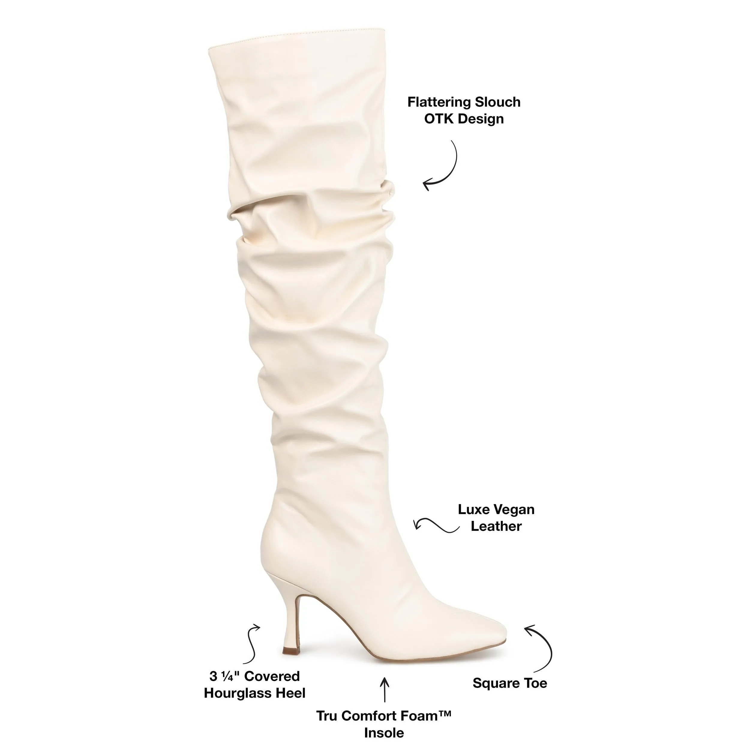 KINDY KNEE HIGH BOOTS IN X-WIDE CALF