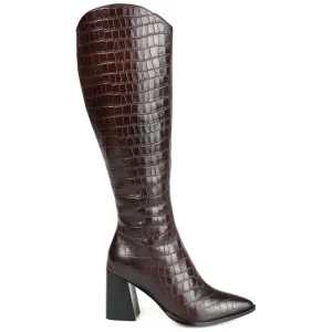 LAILA KNEE HIGH BOOTS IN LEATHER