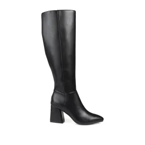 LANDREE KNEE-HIGH BOOTS IN WIDE CALF