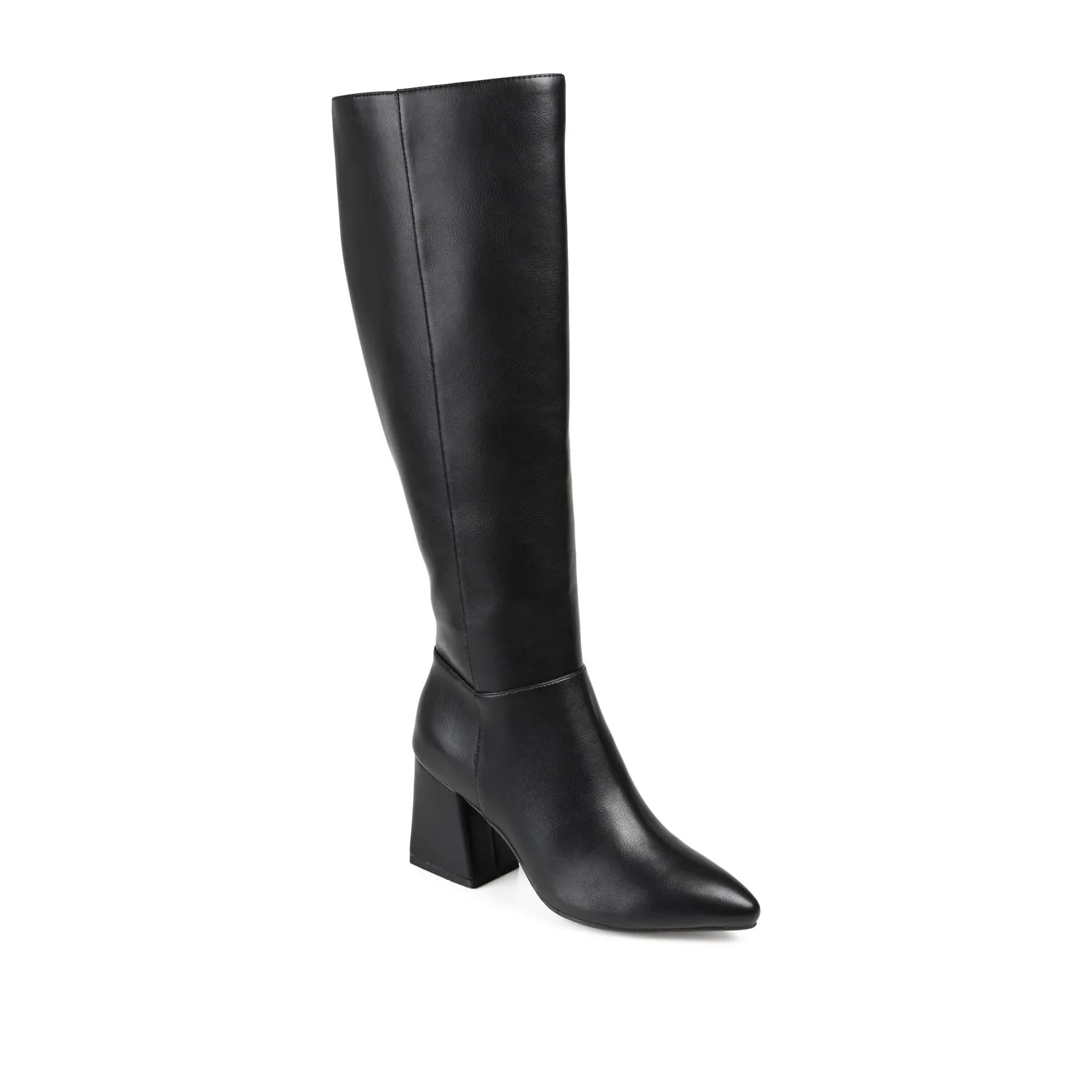 LANDREE KNEE-HIGH BOOTS IN WIDE CALF