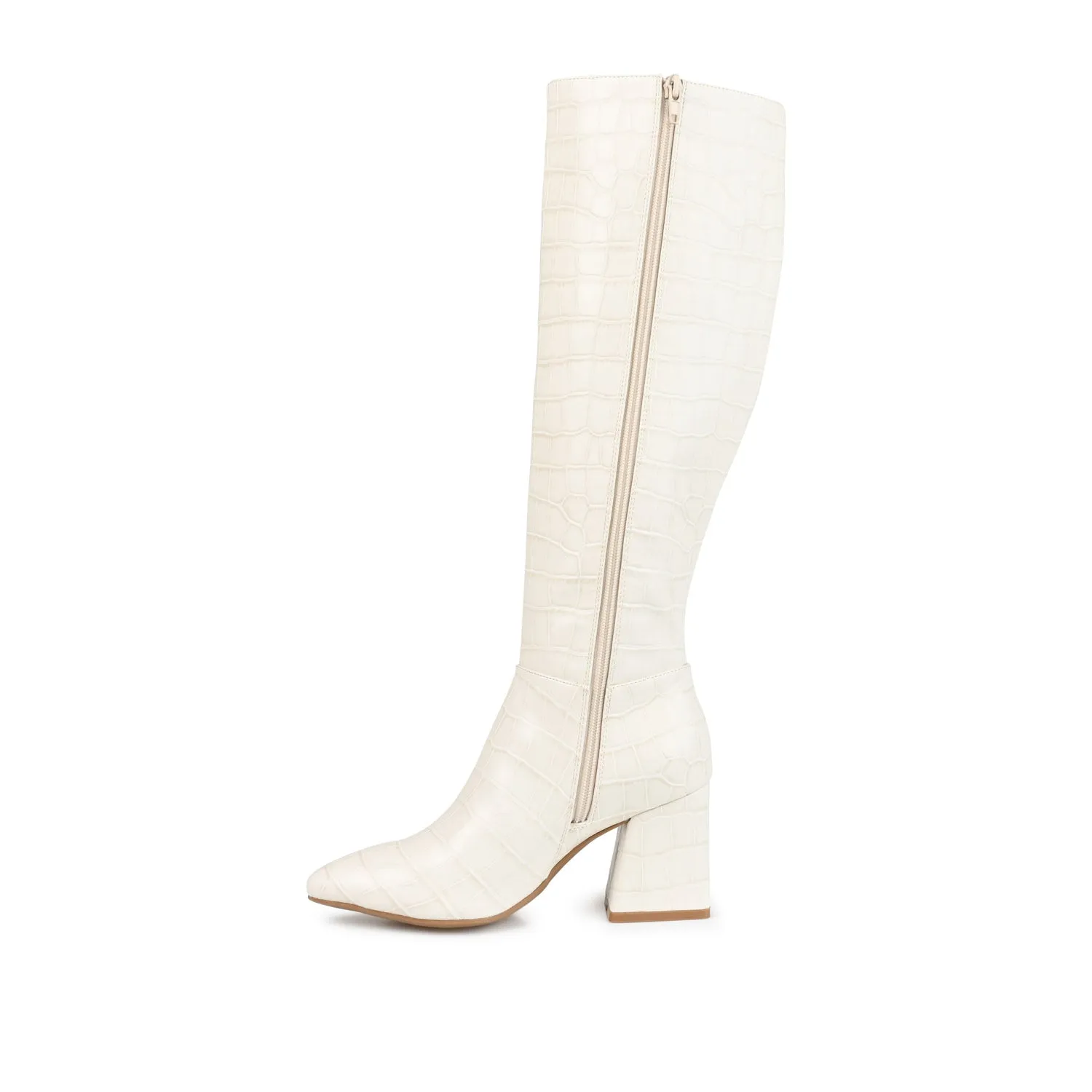 LANDREE KNEE-HIGH BOOTS IN WIDE CALF