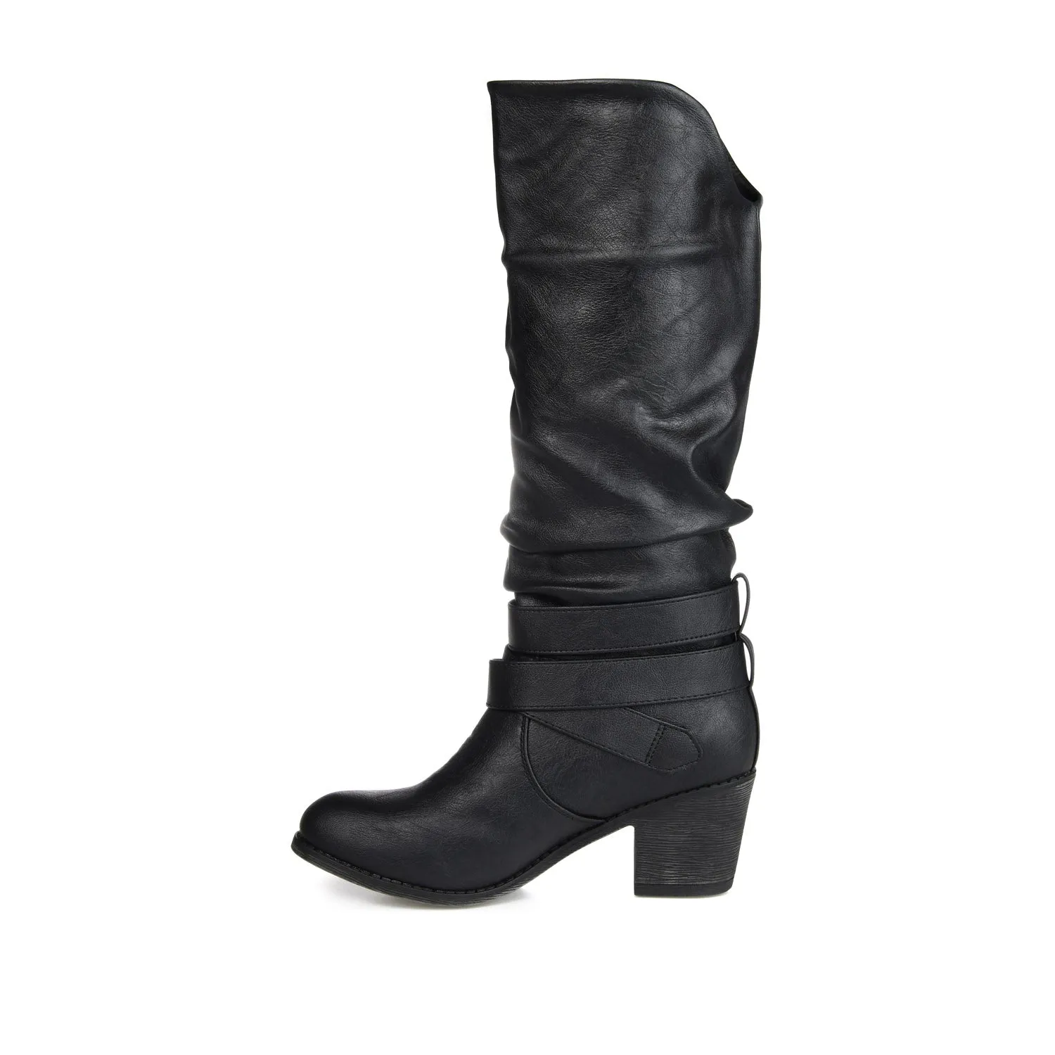 LATE KNEE-HIGH BOOTS IN FAUX LEATHER