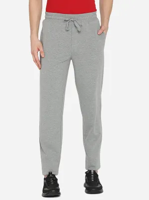 Light Grey Solid Regular Fit Track Pant | JadeBlue