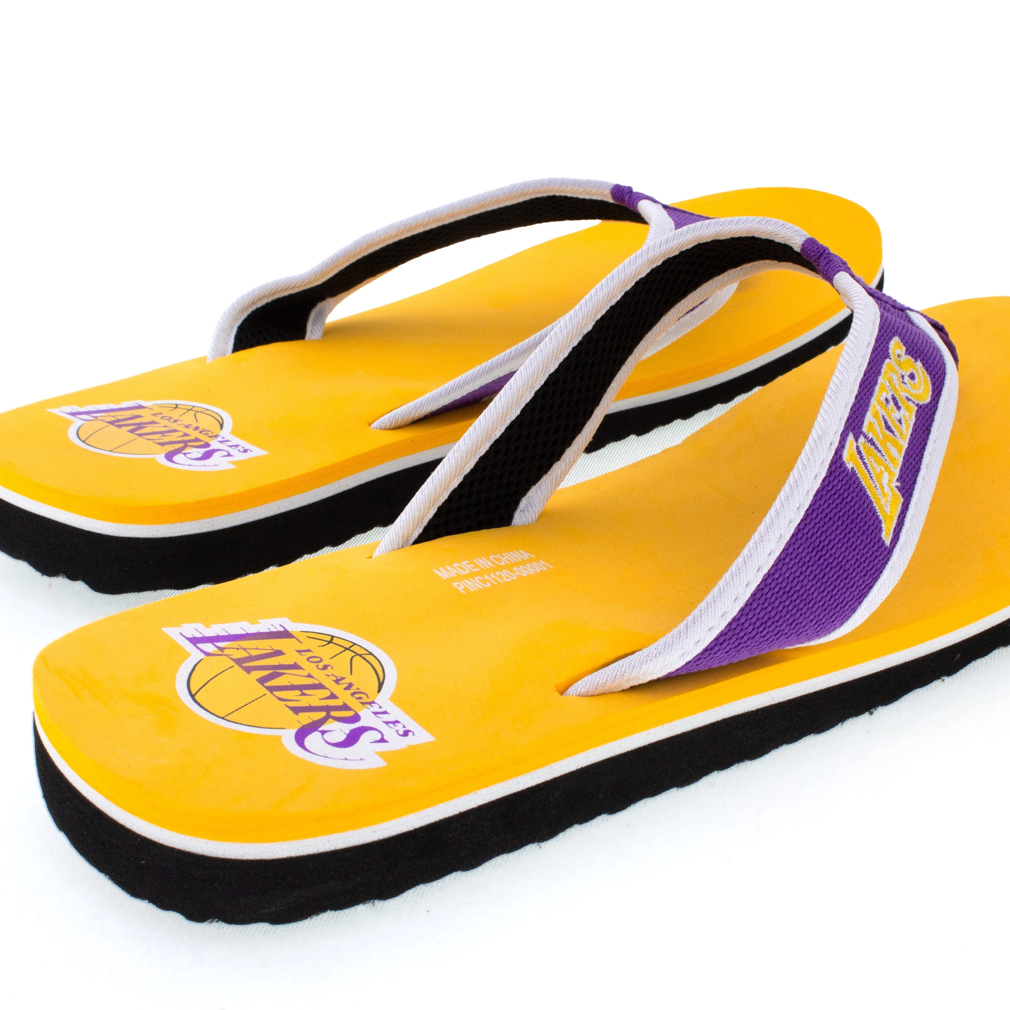 Los Angeles Lakers Contour Flip Flop