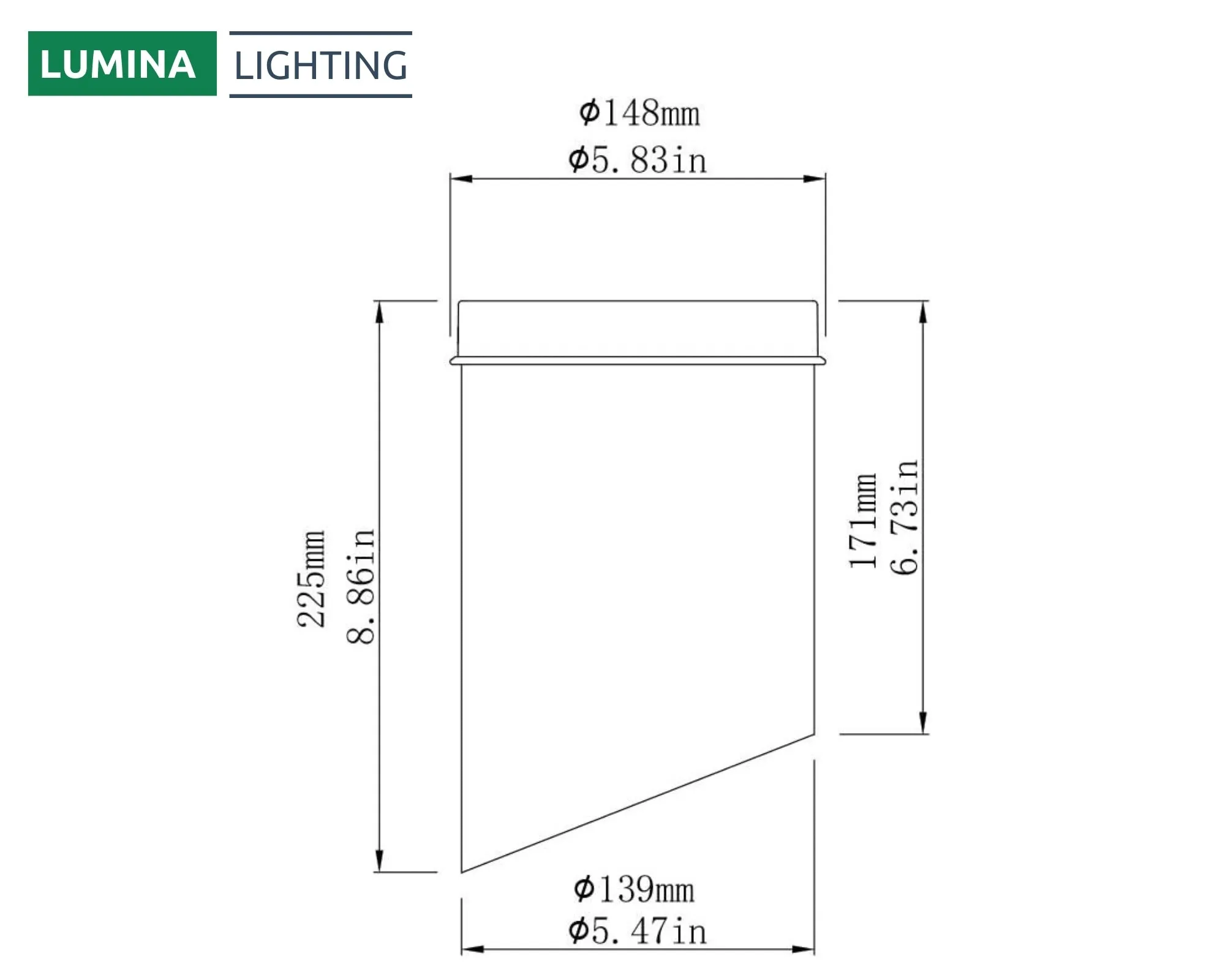 Lumina Lighting® Low Voltage Landscape Well Lights  | Adjustable Outdoor In-Ground Light (Black ABS, 2-Pack)