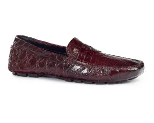 Mauri 3128 Ercole Alligator Driving Loafers