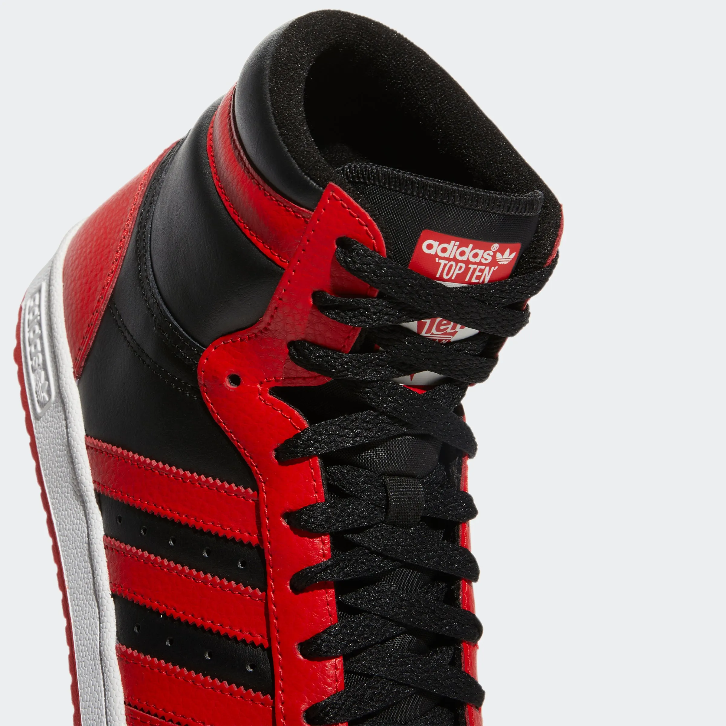 Men’s adidas Originals Top Ten Shoes Black Red