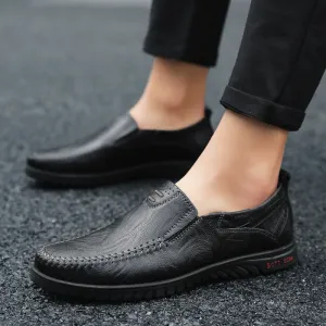 Men's Casual Genuine Leather Driving Shoes