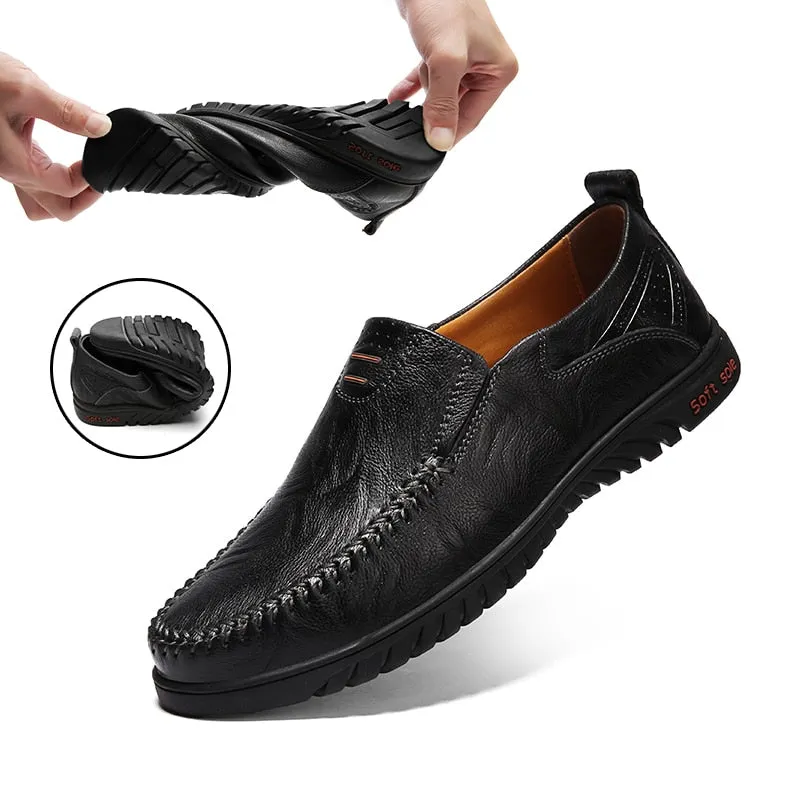 Men's Casual Genuine Leather Driving Shoes