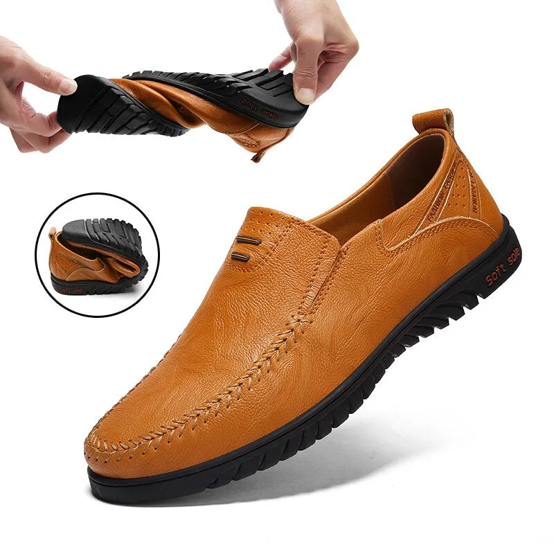 Men's Casual Genuine Leather Driving Shoes