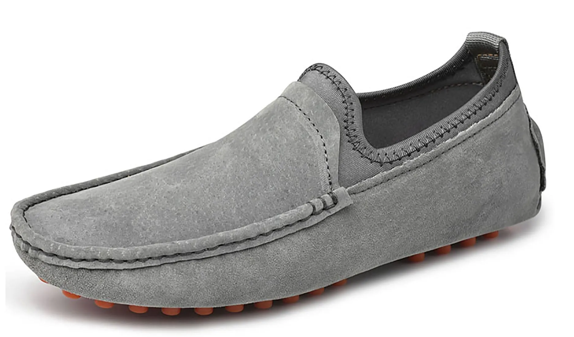 Men's Nubuck Driving Moccasins Elastic