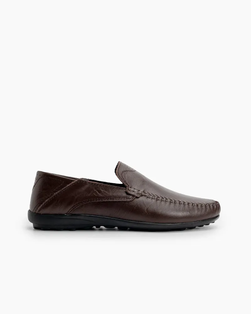 Men's Premium Genuine Leather Slip On Driving Loafers