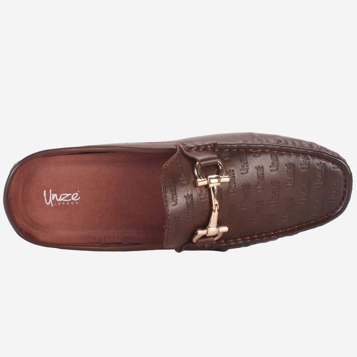 Mens "DARIO" Casual Open-Back Everyday Moccasins