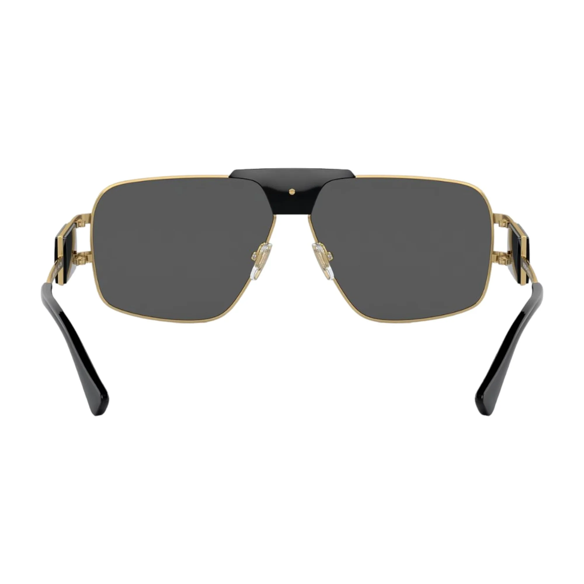 Mens Versace Sunglasses Ve 2251 Black Gold/ Dark Grey Sunnies