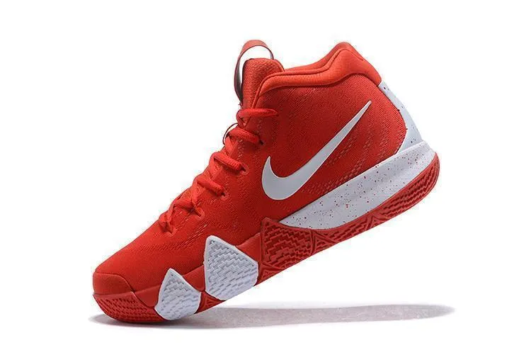 Nike Kyrie 4 Red White Men Basketball Shoes !!! CYBER MONDAY SALE !!!