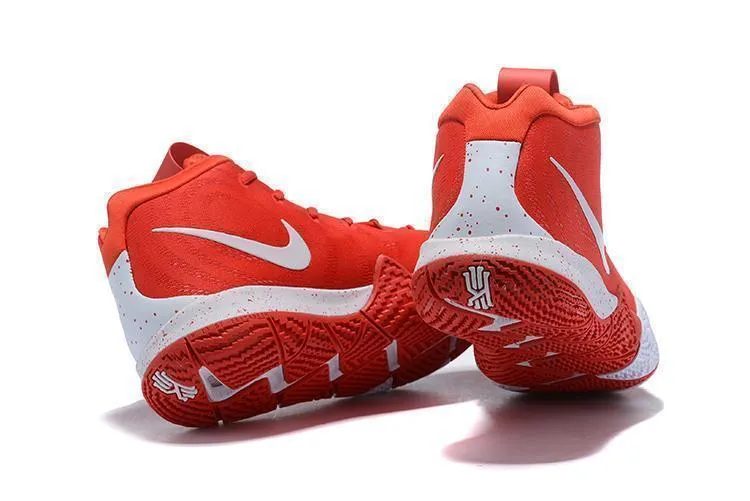 Nike Kyrie 4 Red White Men Basketball Shoes !!! CYBER MONDAY SALE !!!