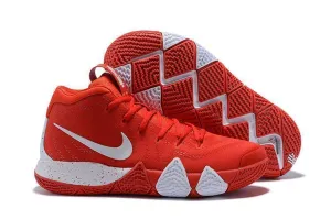 Nike Kyrie 4 Red White Men Basketball Shoes !!! CYBER MONDAY SALE !!!