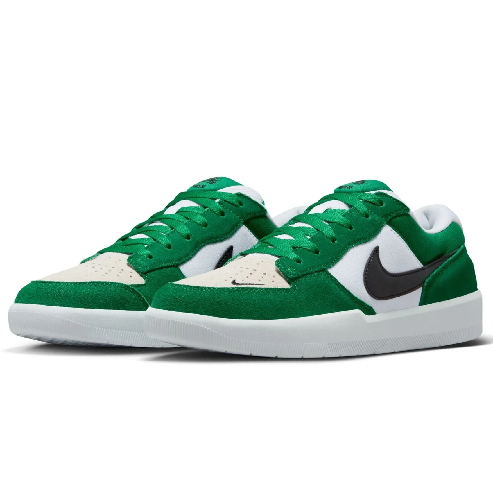 Nike SB Force 58 Skateboard Shoe - Pine Green/Black-White-White