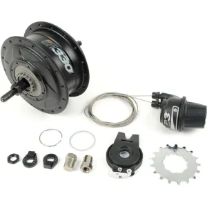 NuVinci N330 CVP Internal Gear Bicycle Rear Hub Black 32h Roller Brake C3