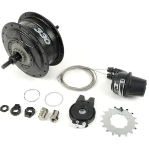 NuVinci N330 CVP Internal Gear Bicycle Rear Hub Black 32h Roller Brake // New C3