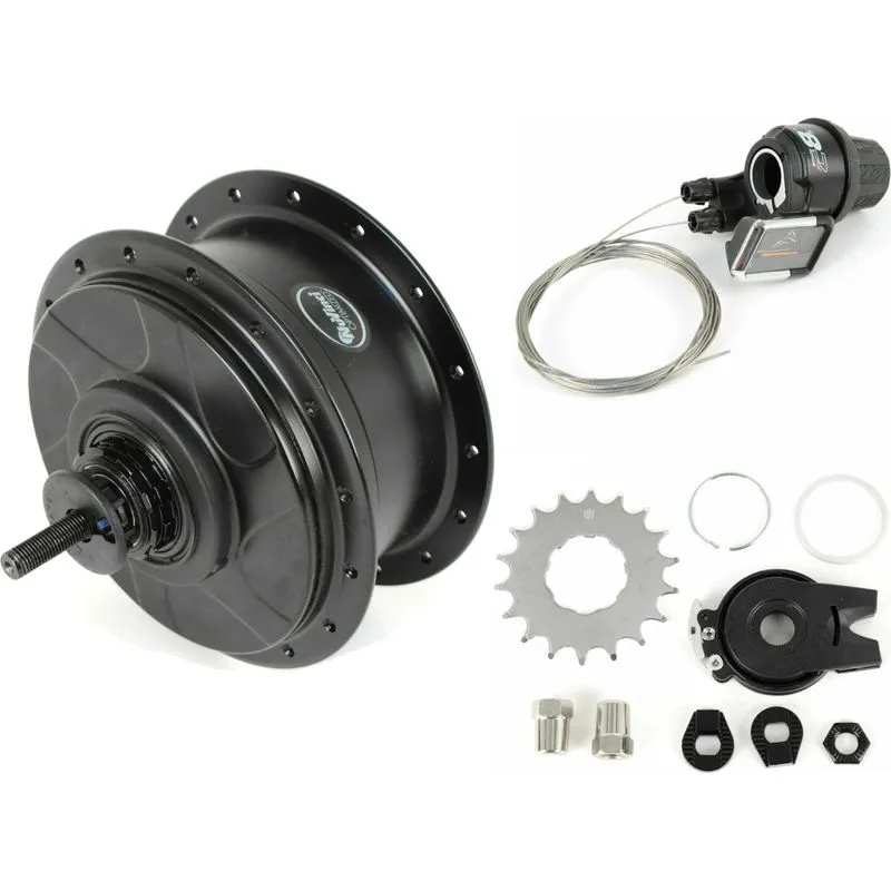 NuVinci N380 CVP Internal Gear Bicycle Rear Hub Black 32h Rim Brake // C8