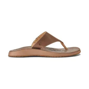 Olukai Women's Paniolo Lipi Flip Flop - Tan